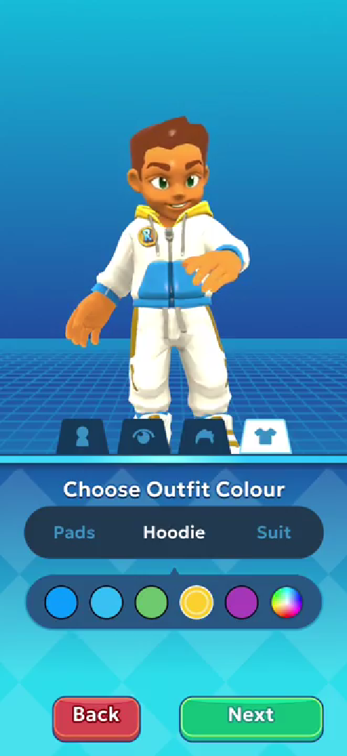 Character customisation screen in Ravia
